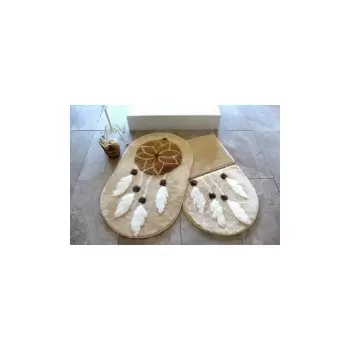 Set 3 covorase de baie Confetti Bathmats Indian imagine