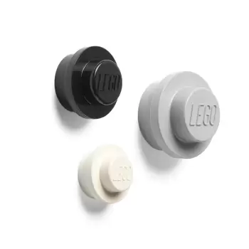 Set 3 cuiere pentru perete LEGO(R) Black And White imagine