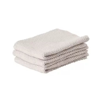 Set 3 prosoape de bucatarie din bumbac Zone Prado, 27 x 27 cm, bej deschis imagine