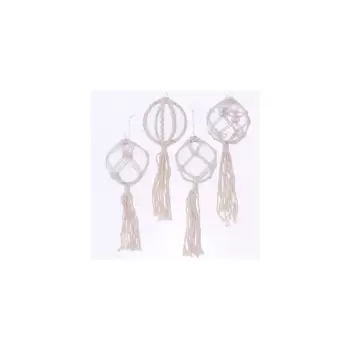 Set 4 decoratiuni de Craciun Boltze Nara imagine