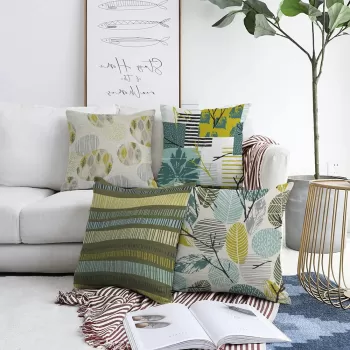 Set 4 fete de perna Minimalist Cushion Covers Amoro, 55 x 55 cm imagine