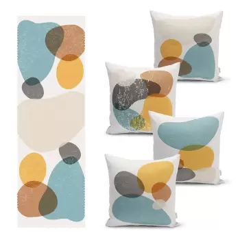 Set 4 fete de perna si napron din amestec de bumbac Minimalist Home World imagine