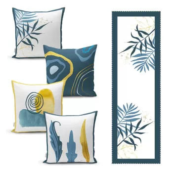 Set 4 fete de perna si napron - Mila Home imagine