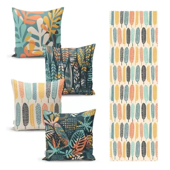 Set 4 fete de perna si napron - Mila Home imagine