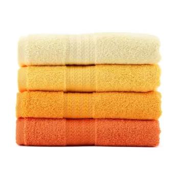 Set 4 prosoape baie Foutastic Daisy, 70 x 140 cm imagine