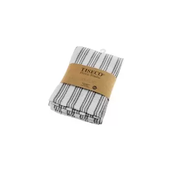 Set 4 prosoape de bumbac Tiseco Home Studio, 50 x 70 cm, gri imagine