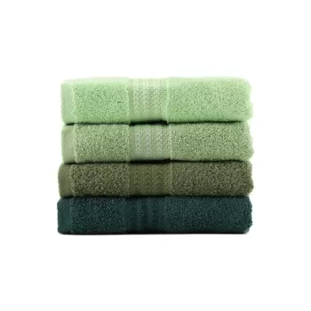 Set 4 prosoape din bumbac Foutastic Garden, 50 x 90 cm, verde imagine