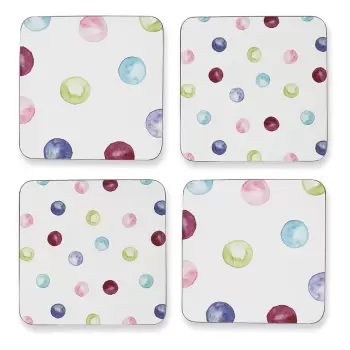 Set 4 suporturi pahare Cooksmart (R) Spotty Dotty imagine