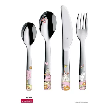 Set 4 tacamuri din otel inoxidabil pentru copii WMF Anneli imagine
