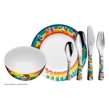 Set 6 piese pentru luat masa pentru copii WMF Paw Patrol imagine