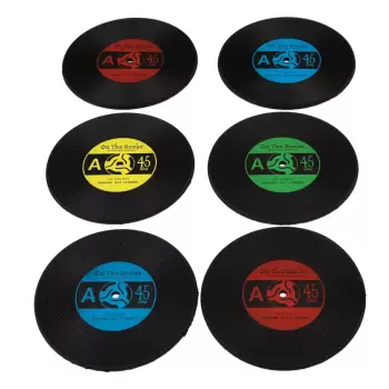 Set 6 suporturi din silicon pentru pahar Rex London Record imagine