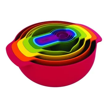 Set 9 boluri pentru bucatarie Joseph Joseph Nest Red imagine