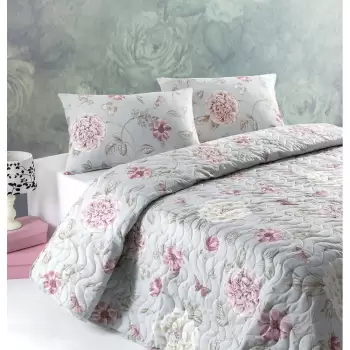 Set cuvertura matlasata si 2 fata de perna Eponj Home Sandiego, 160 x 200 cm imagine