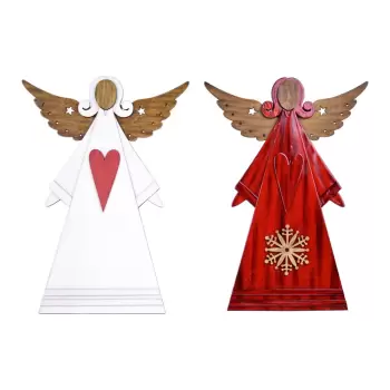 Set de 2 figurine de Craciun Ego Dekor Angel Curl imagine