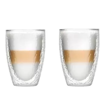 Set de 2 pahare cu pereti dubli Vialli Design Allessia, 350 ml imagine