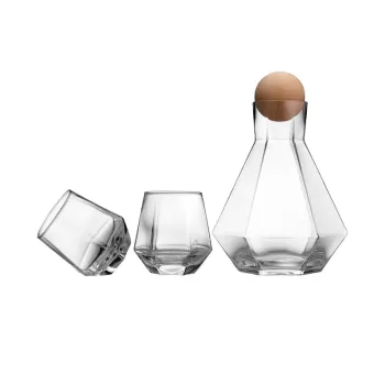 Set de 2 pahare de whisky si carafa 1,28 l Jaxon - Ladelle imagine