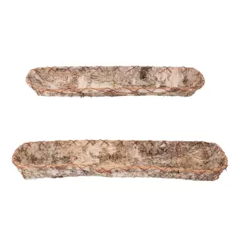 Set de 2 tavi decorative din lemn Bloomingville Pepe imagine
