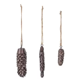Set de 3 decoratiuni suspendate din metal Bloomingville Mildrid imagine