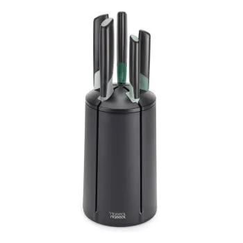 Set de cutite cu suport rotativ din otel inoxidabil 5 buc. Elevate - Joseph Joseph imagine