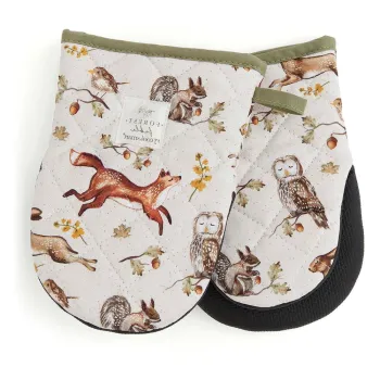 Set de manusi de bucatarie 2 buc. din bumbac Forest Fable - Cooksmart (R) imagine