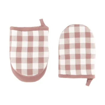 Set de manusi de bucatarie 2 buc. din bumbac Gingham - Tiseco Home Studio imagine