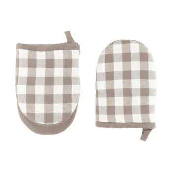 Set de manusi de bucatarie 2 buc. din bumbac Gingham - Tiseco Home Studio imagine