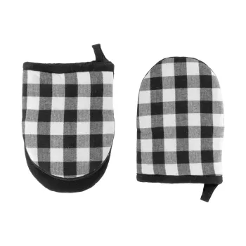 Set de manusi de bucatarie 2 buc. din bumbac Gingham - Tiseco Home Studio imagine