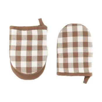 Set de manusi de bucatarie 2 buc. din bumbac Gingham - Tiseco Home Studio imagine