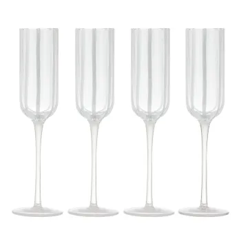 Set de pahare 4 buc. de sampanie 180 ml Stripe - Ladelle imagine