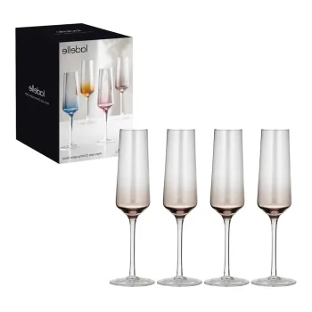Set de pahare 4 buc. de sampanie 240 ml Prism - Ladelle imagine