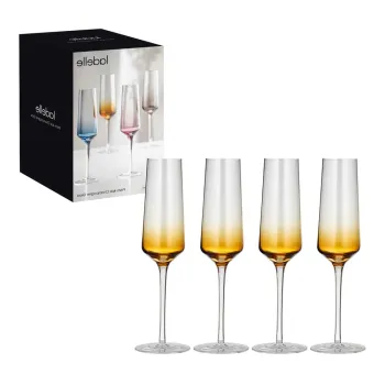 Set de pahare 4 buc. de sampanie 240 ml Prism - Ladelle imagine
