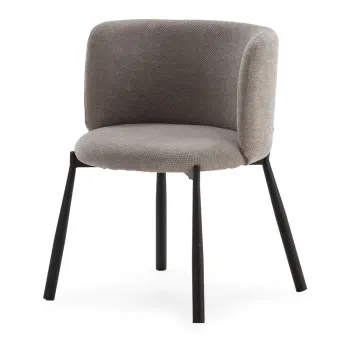 Set de scaune de sufragerie gri 2 buc. tapitat Ginny - MOME imagine