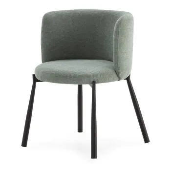 Set de scaune de sufragerie verde menta 2 buc. tapitat Ginny - MOME imagine