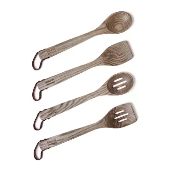 Set de ustensile de bucatarie din lemn 4 buc - Bonami Selection imagine