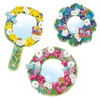 Set DIY 3 oglinzi decorative Djeco Fairy imagine
