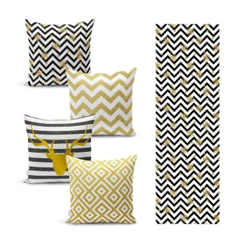 Set fete de perna si napron 5 buc. ZigZag - Mila Home imagine