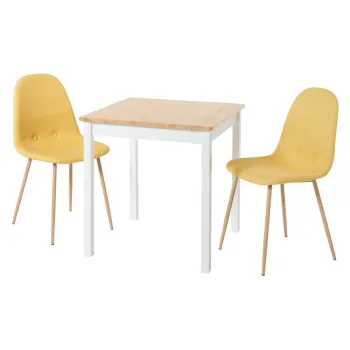 Set masa de dining Sydney si 2 scaune de dining Lissy - Bonami Essentials imagine