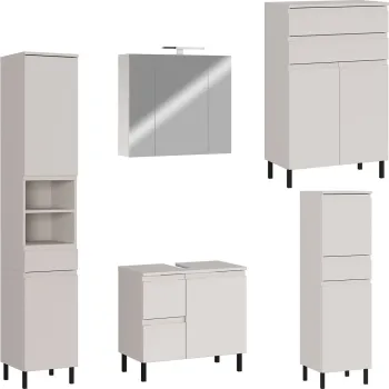 Set mobila de baie crem Salinas - Germania imagine