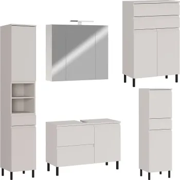 Set mobila de baie crem Salinas - Germania imagine