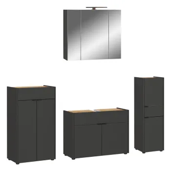 Set mobila de baie gri antracit Forano - Germania imagine