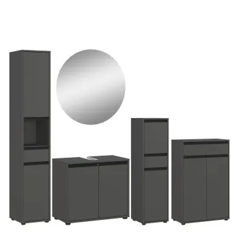 Set mobila de baie gri antracit Lemont - Germania imagine