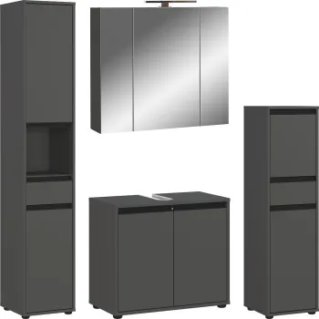 Set mobila de baie gri antracit Lemont - Germania imagine