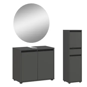 Set mobila de baie gri antracit Lemont - Germania imagine