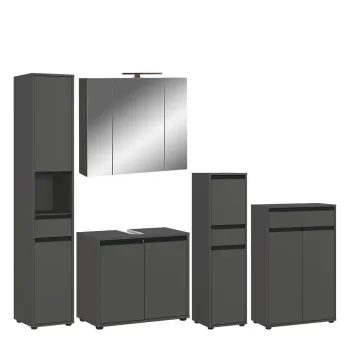 Set mobila de baie gri antracit Lemont - Germania imagine