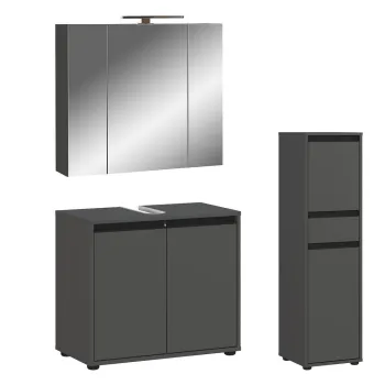 Set mobila de baie gri antracit Lemont - Germania imagine