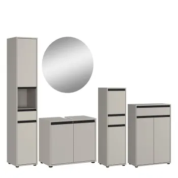 Set mobila de baie gri Lemont - Germania imagine