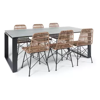 Set mobilier de gradina cu masa Strong si scaune Gabriela Bonami Selection imagine