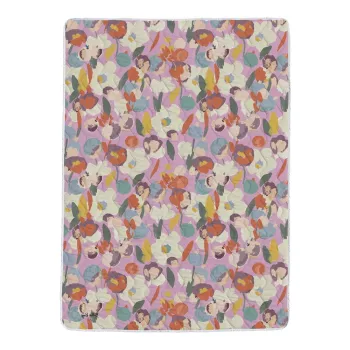 Set patura si fata de masa din bumbac satinat matlasat 140x200 cm - Butter Kings imagine