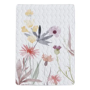 Set patura si fata de masa din bumbac satinat matlasat 140x200 cm - Butter Kings imagine