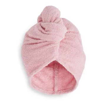 Set prosoape pentru par roz 2 buc. din bumbac cu uscare rapida 20x13 cm Quick Dry - Catherine Lansfield imagine